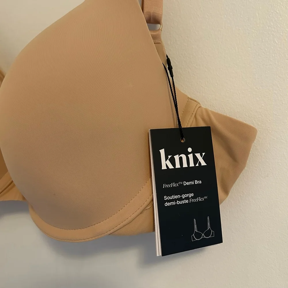 NWT KNIX FreeFlex Demi Bra Size 40D Beige - Picture 5 of 13